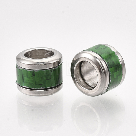 304 Stainless Steel Beads STAS-S079-100C-P-1