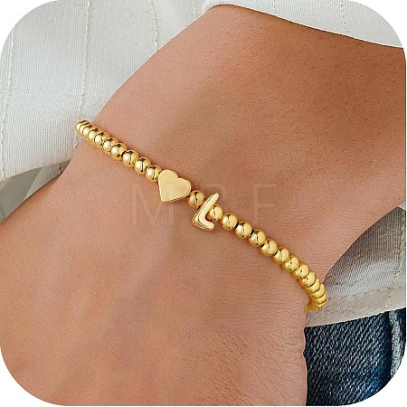 Alloy Beads Stretch Bracelets for Women FS-WG09F24-08-1