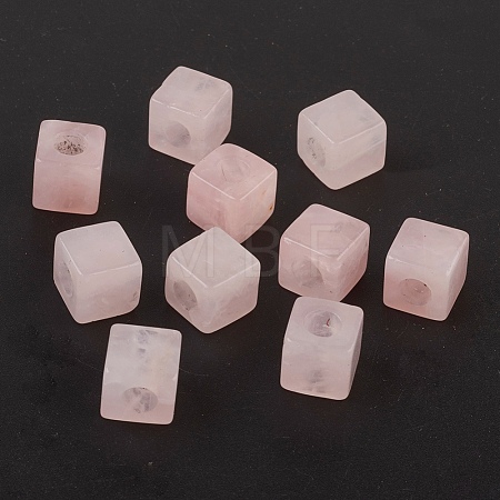 Natural Rose Quartz European Beads X-G-F580-B01-1