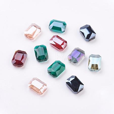 Electroplated Glass Beads EGLA-H002-A-M-1