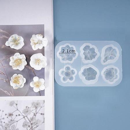DIY Flower Silicone Molds X-DIY-D048-12B-1