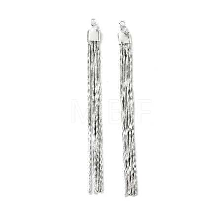 Brass Tassel Pendants KK-L254-10P-1