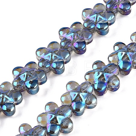 Electroplate Glass Beads Strands EGLA-T028-02Q-1