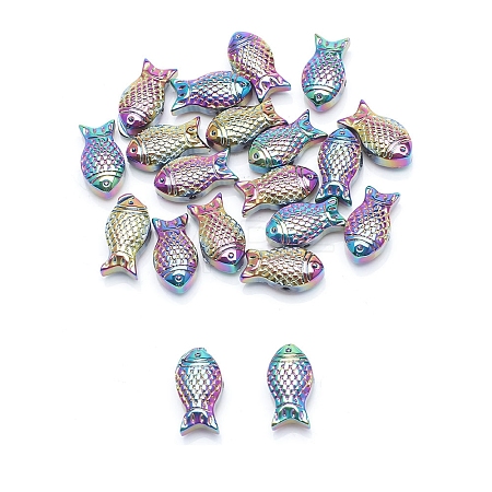 Full Plated Electroplate Glass Beads PW-WG13681-08-1