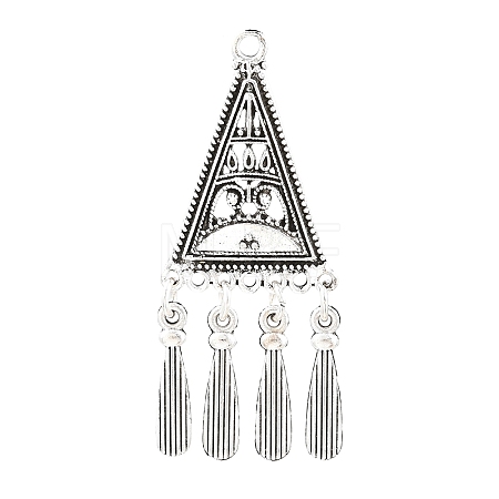Tibetan Style Alloy Big Pendants AL-CBAAECB-02AS-E-1
