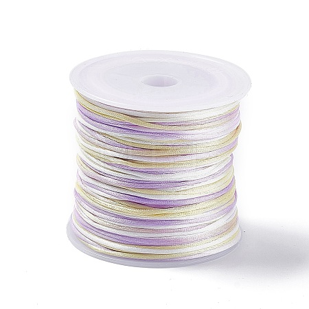 Segment Dyed Nylon Rattail Satin Cords NWIR-A008-01I-1
