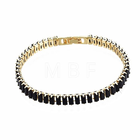 Cubic Zirconia Classic Tennis Bracelet X-ZIRC-S067-073B-NF-1
