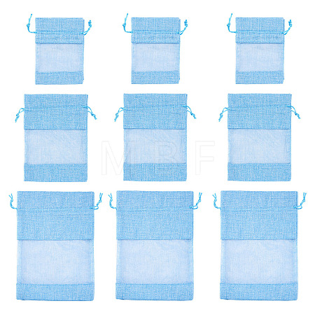 9Pcs 3 Styles Cotton Packing Pouches OP-TA0001-18C-1