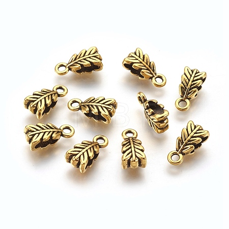 Tibetan Style Alloy Pendant Bails X-GLF11056Y-NF-1