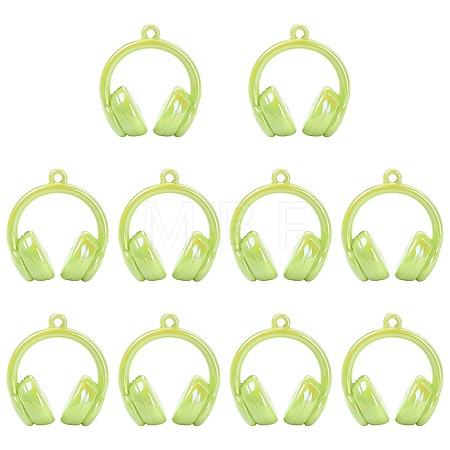 UV Plating Opaque Acrylic Pendants SACR-FZC0001-001C-1