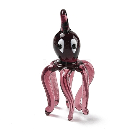 Handmade Lampwork Pendants LAMP-R001-05C-1