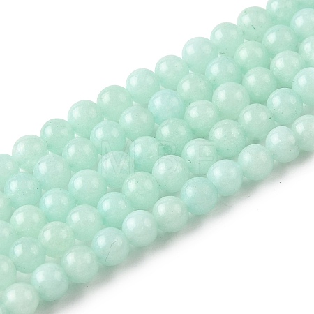 Natural Malaysia Jade Beads Strands G-A146-4mm-B06-01-1