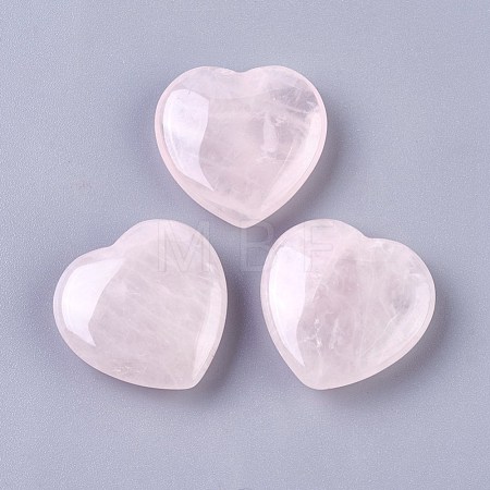 Natural Rose Quartz Cabochons X-G-O176-02-1