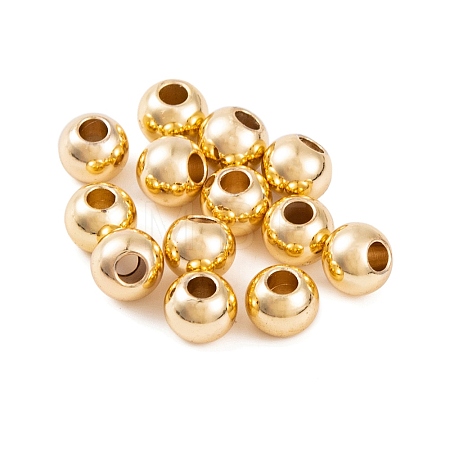 Rack Plating Brass Spacer Beads KKB-I709-03D-G-1