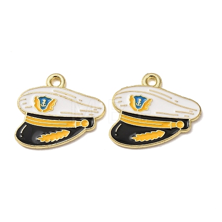 Ocean Alloy Enamel Pendants ENAM-B041-01H-1