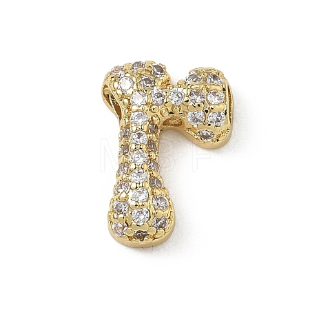 Brass Micro Pave Cubic Zirconia Pendants KK-A300-02G-R-1