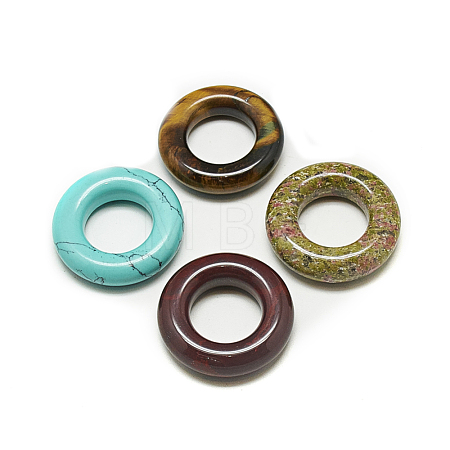 Natural & Synthetic Mixed Stone Pendants G-S294-04-1