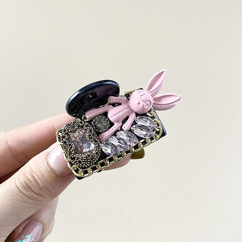 Rabbit Alloy & Plastic Claw Hair Clips for Women Girl PW-WGD331E-02-1