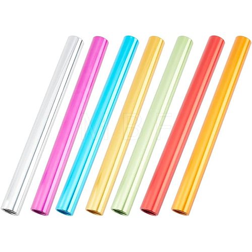  7Pcs 7 Colors Aluminum Alloy Relay Batons AJEW-NB0003-68-1