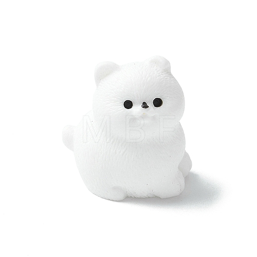 Resin Dog Figurines Ornament DJEW-E014-02A-1