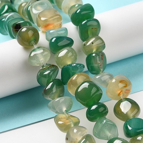 Natural Agate Beads Strands G-H295-B01-06-1