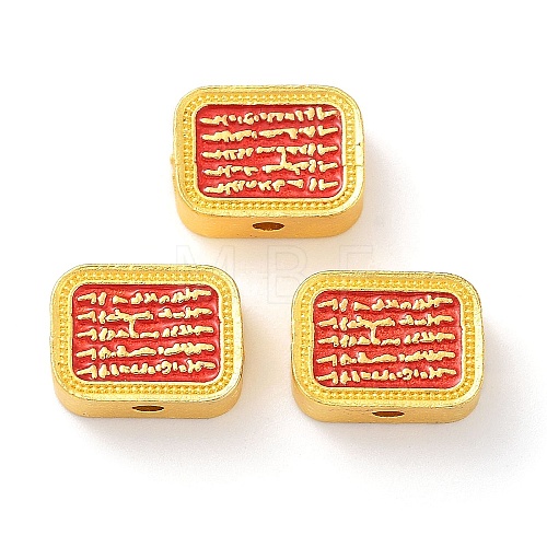 Alloy Enamel Beads ENAM-B001-02C-1