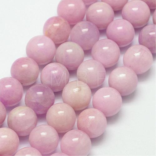 Natural Kunzite Beads Strands G-D856-03-10mm-1