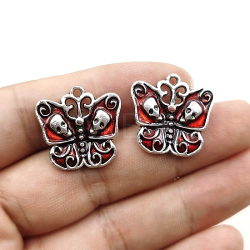 Alloy Enamel Pendants PW-WGF8151-03-1