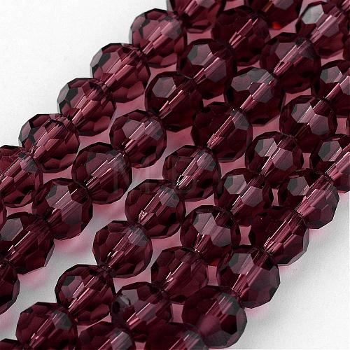 Transparent Glass Bead Strands GLAA-G013-4mm-59-1