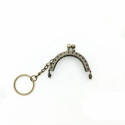 Iron Purse Frame Kiss Clasp Lock PURS-PW0010-25AB-1