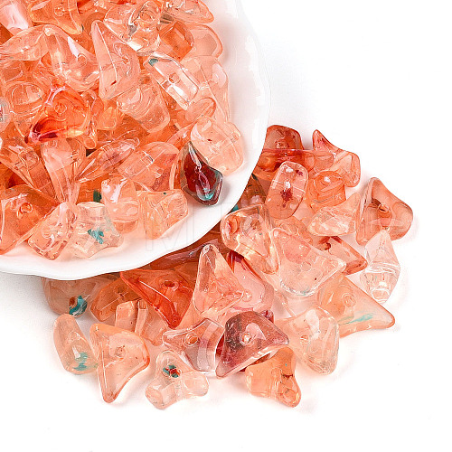 Transparent Acrylic Beads TACR-T028-37E-1