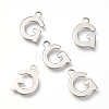 201 Stainless Steel Charms X-STAS-C021-06P-G-1