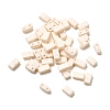 2-Hole Baking Paint Glass Seed Beads SEED-S023-17B-36-1