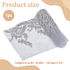 2 Yards Polyester Embroidery Flower Lace Trim DIY-WH0661-27A-2