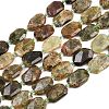 Natural Green Garnet Beads Strands G-B125-P24-01-2