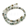 Natural Dragon Veins Agate(Dyed & Heated) Beads Strands G-G177-E11-03-4