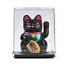 ABS Plastic Solar Powered Maneki-neko Figurines DJEW-B017-01B-04-1