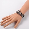 Shell Beads Wrap Bracelets X-BJEW-JB01609-05-3