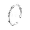 Non-Tarnish Stainless Steel Finger Open Cuff Ring IS0697-2-1