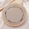 Vintage Round Glass Seed Beaded Necklaces for Women KY5585-1-3