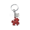 Spray Paint Alloy Keychains KEYC-JKC01479-2