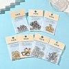 SHEGRACE Valentine's Day Brass Clear Cubic Zirconia Charms XGRQ4G760-688P-5