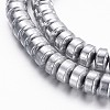 Electroplate Non-magnetic Synthetic Hematite Beads Strands G-A170-01C-P-1