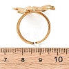 304 Stainless Steel Cuff Open Rings for Women RJEW-C162-01C-G-5