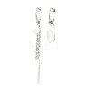304 Stainless Steel Dangle Stud Earrings EJEW-A161-02P-4