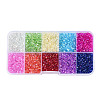 10 Grid Transparent Glass Bubble Beads MACR-N017-03-1-1