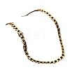 Alloy Cuban Curb Chains Necklaces & Bracelets Sets for Men WG37A02-04-5