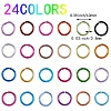 10320Pcs 24 Colors Aluminum Wire Open Jump Rings ALUM-SZ0001-10-2