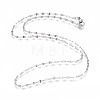 Non-Tarnish 304 Stainless Steel Cable Chain Necklaces NJEW-F265-A-P-1