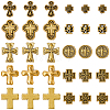 100Pcs 10 Styles Tibetan Style Alloy Beads FIND-SC0023-75-7